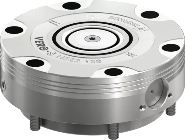 Quick-change pallet system for general milling applications and heavy duty cutting