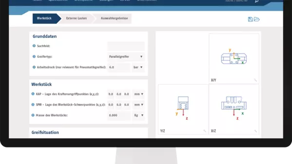 Immagine del prodotto – Tool di dimensionamento pinze 