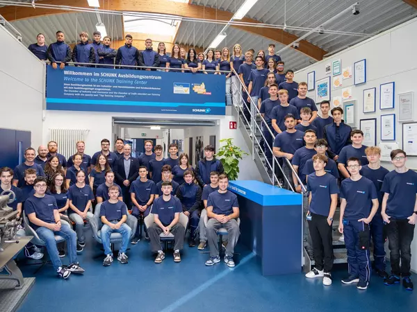 Ausbildungsstart Einführungswoche SCHUNK