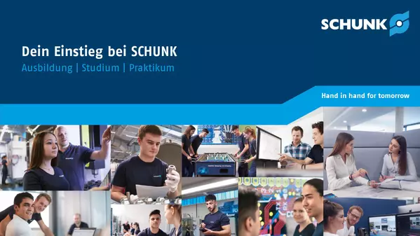 SCHUNK – 견습 브로셔