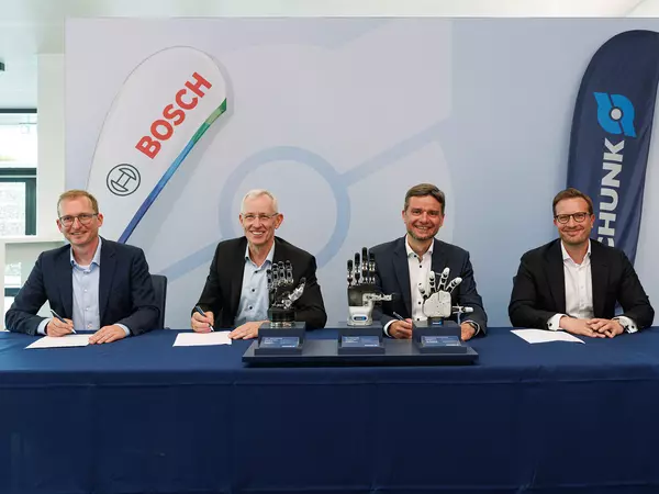 Startschuss für eine Entwicklungskooperation zwischen SCHUNK und Bosch