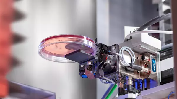 Life Science : déplacer des boîtes de Petri et des plaques de sédimentation