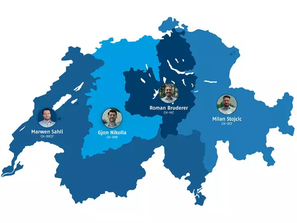 SCHUNK – Mappa Svizzera