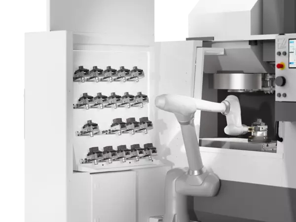 SCHUNK machine tending vise automation