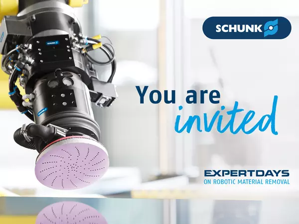 SCHUNK Expert Days on Robotic Material Removal