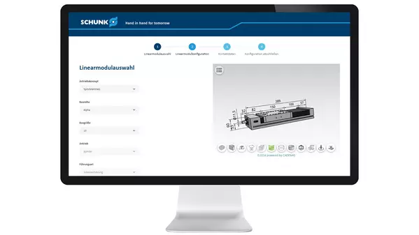 Produktbild – Konfigurator Linearmodule