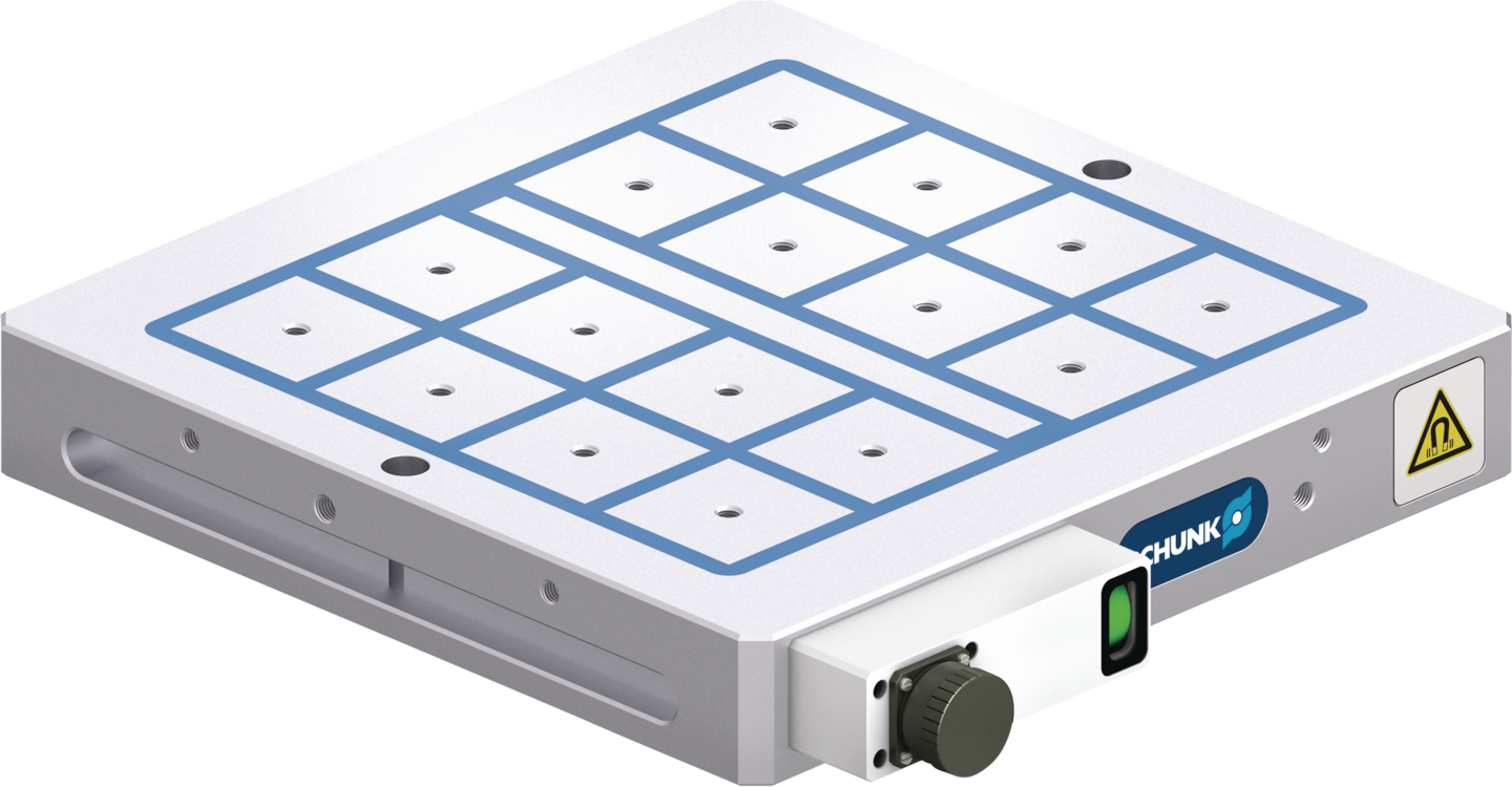 MFRS-A1-070 430 x 430 — SCHUNK Placas magnéticas