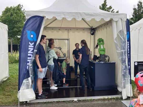  SCHUNK booth at the third AI Festival 