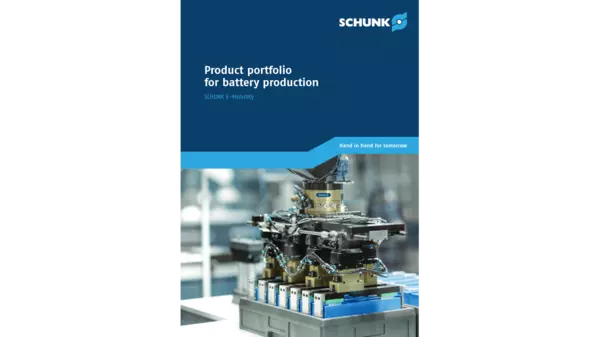 Flyer Productportfolio Batteryproduction