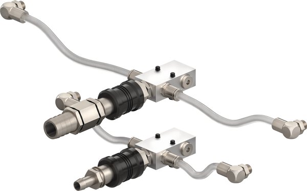 Vacuum connection set