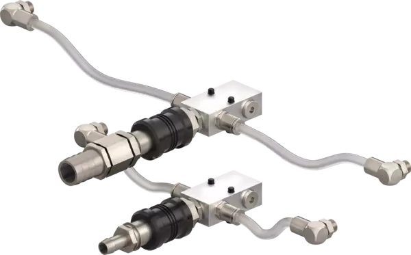 Vacuum connection set