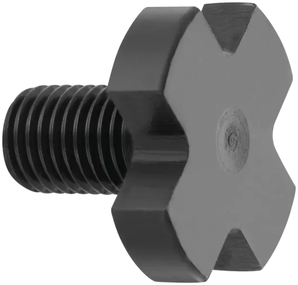 Tightening bolt for face mill arbor and combination shell and end mill adapter.