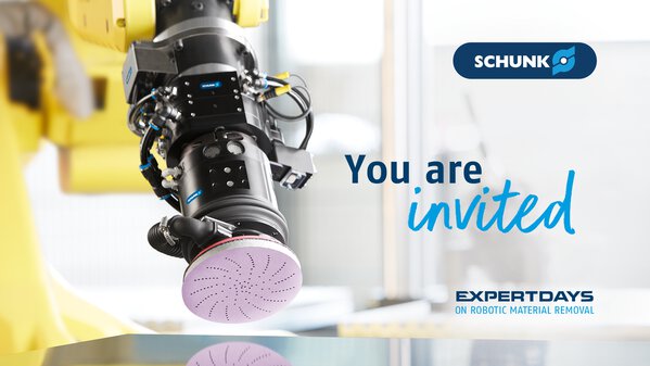 SCHUNK Expert Days on Robotic Material Removal 2023