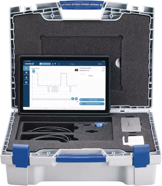 Stationary clamping force tester